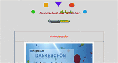 Desktop Screenshot of erstegrundschule.de